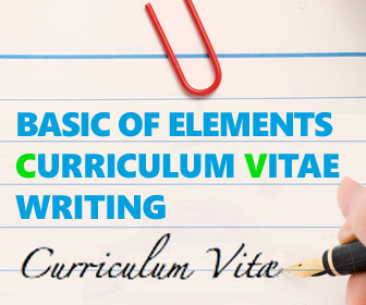 Basic Resume curriculum vitae CV writing of elements
