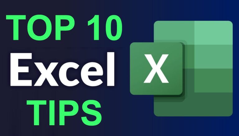 10 best Excel tips for beginners – Tips Tricks & Tutorial