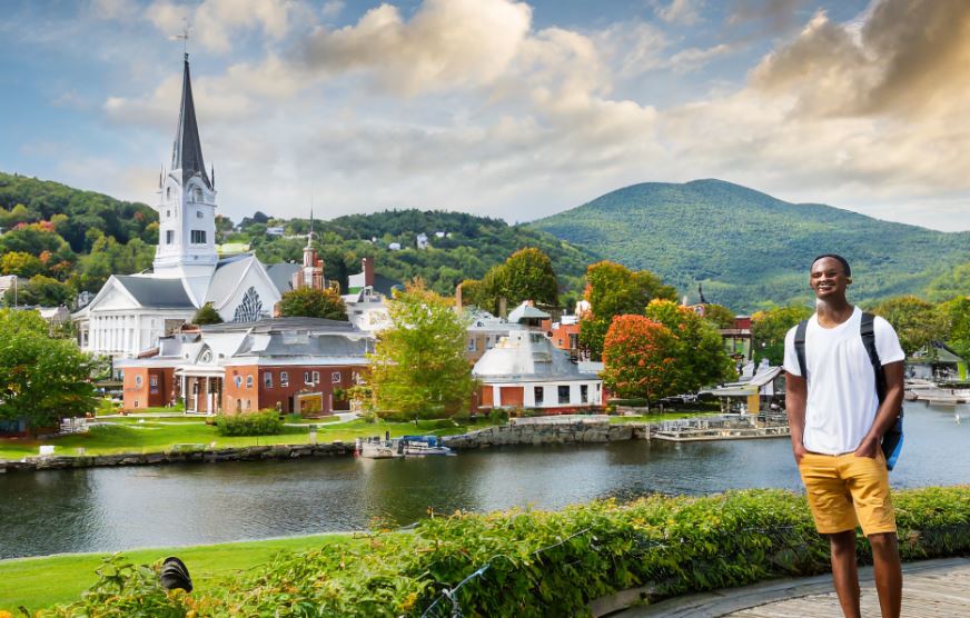 Vermont best places to visit, USA in Summer Fall Winter Spring 