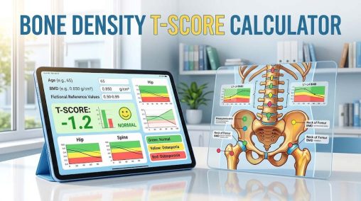 Bone Density T-score Calculator