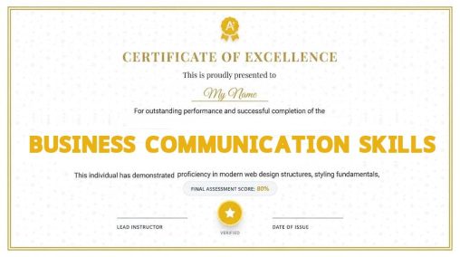 Business Communication Skills Course Online