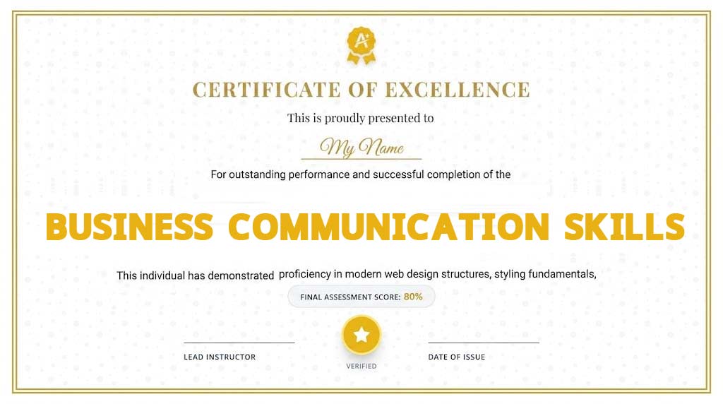 Business Communication Skills Course Online