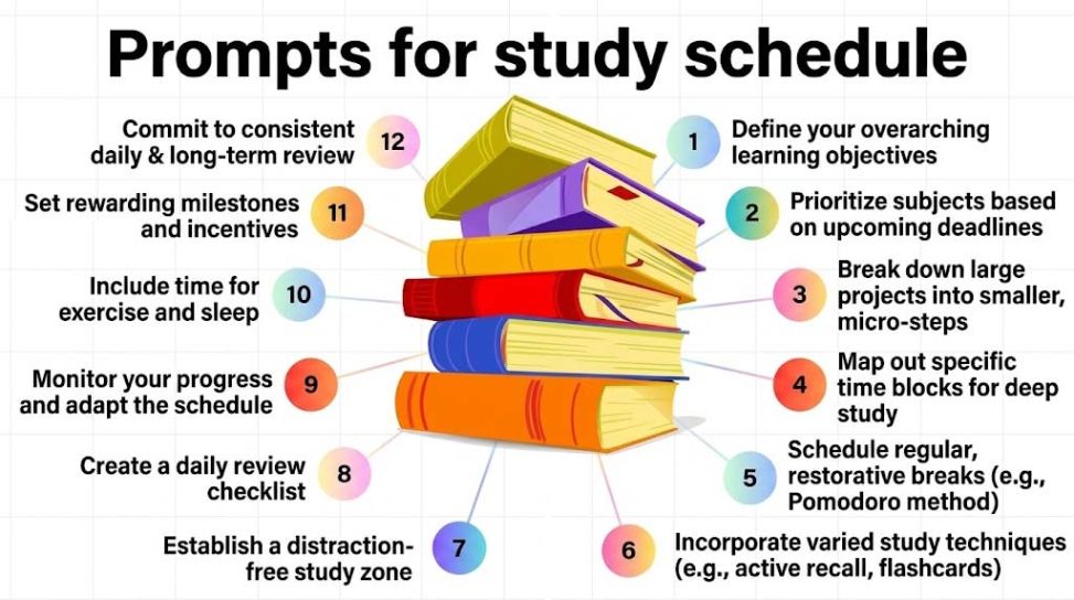 ChatGPT Prompts for Personalized Study Schedule