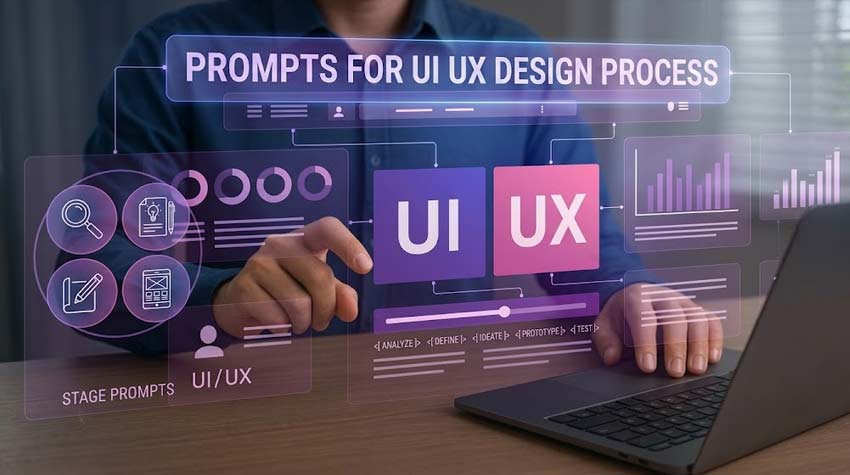 ChatGPT Prompts for UI UX Design Process, Chatgpt prompts for ui ux design process interview UI/UX prompts for ChatGPT Best prompt for UI/UX design