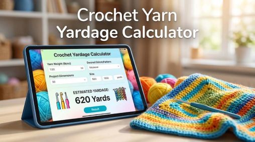 Crochet yarn yardage calculator