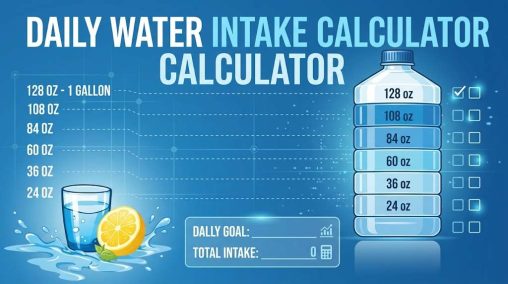 Daily Water Intake Calculator