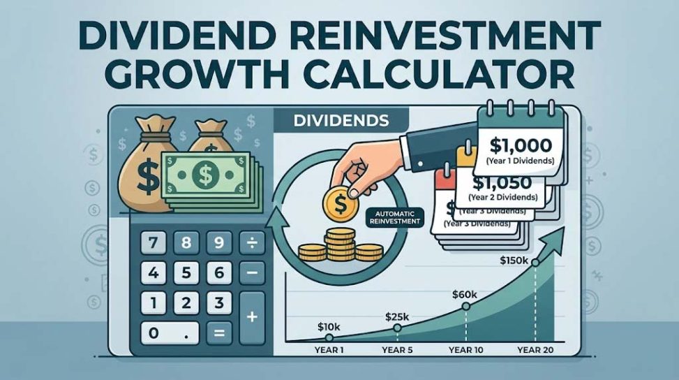 Dividend Reinvestment Growth Calculator