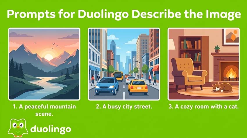 Duolingo Prompts for Describe the Image, Ai prompts for college admission personal statement examples Personal statement checker AI AI personal statement writer free Personal statement AI checker free