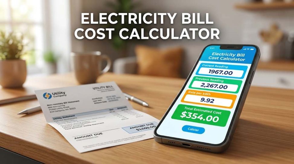 Electricity bill cost calculator