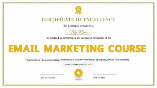 Email Marketing Course Free With Certificate
