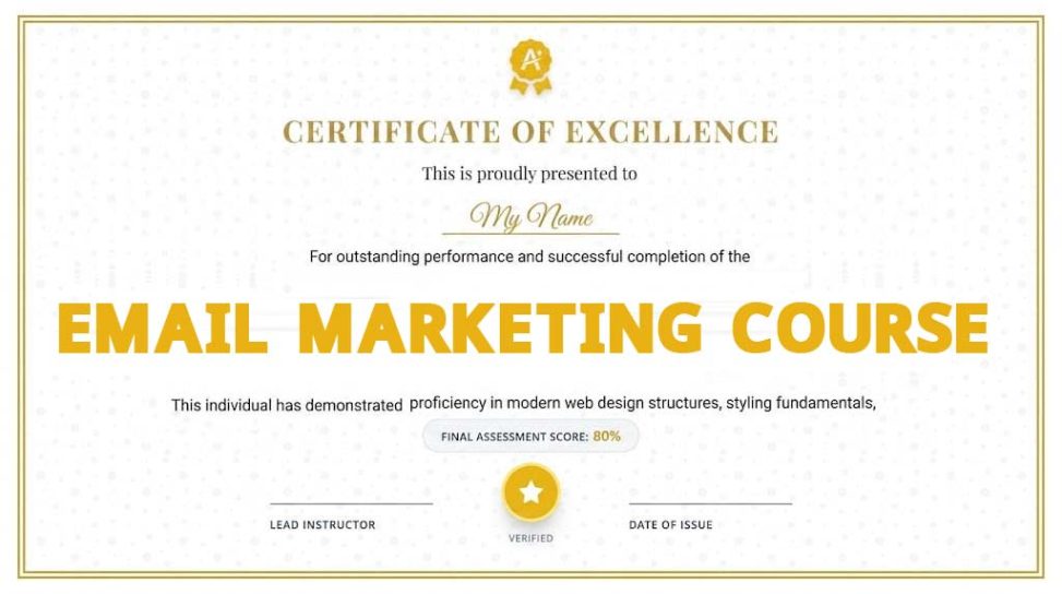 Email Marketing Course Free With Certificate