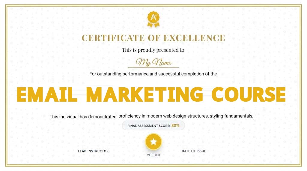 Email Marketing Course Free With Certificate