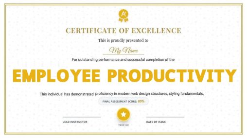Employee Productivity Boosting Course Online Free