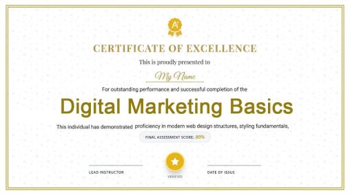 Learn Digital Marketing Basics With Certificate Free