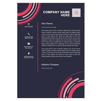 Letterhead Background Design Free Download