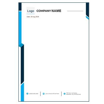 Letterhead Word Template free download PDF