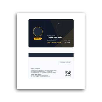 Membership ID Card Format Editable