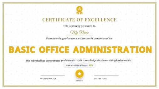 Office Administration Course Online Free