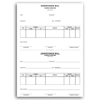 Office Conveyance Bill Format Editable | PDF Dawnload