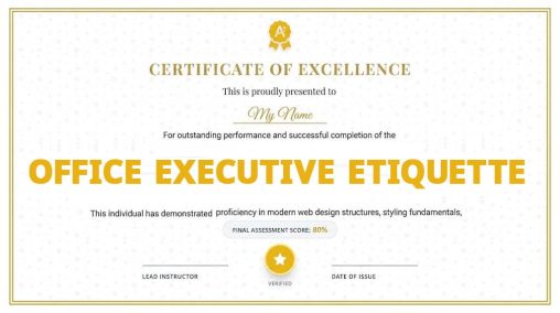 Office Executive Etiquette Course