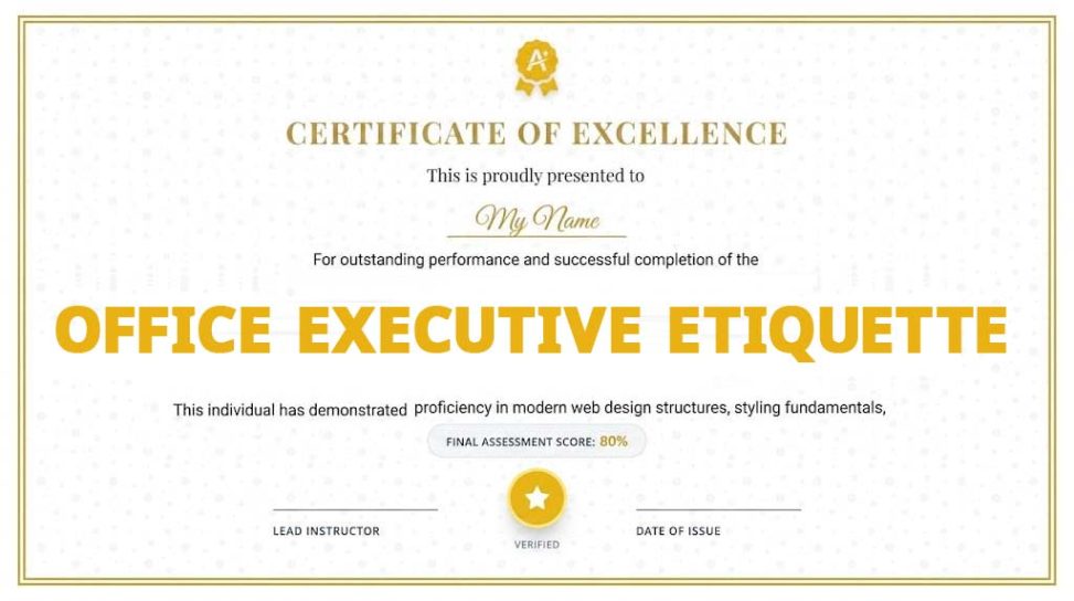 Office Executive Etiquette Course