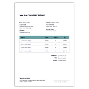 Online Invoice Generator Free