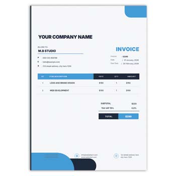 Simple Free Online Invoice Generator