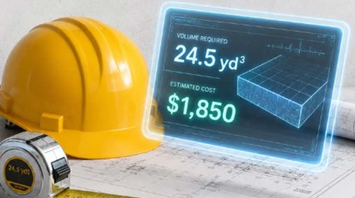 Concrete slab yardage calculator