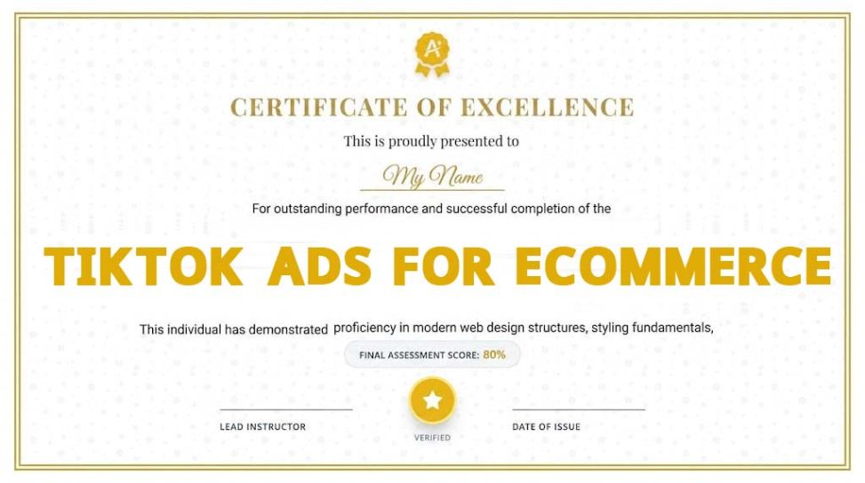 TikTok Marketing Course Free With Certificate