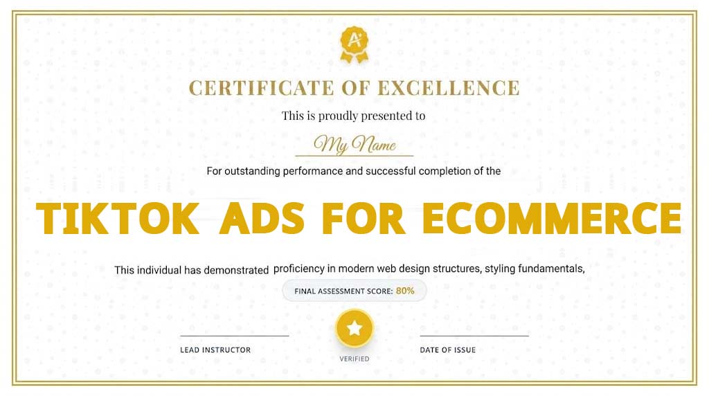 TikTok Marketing Course Free With Certificate