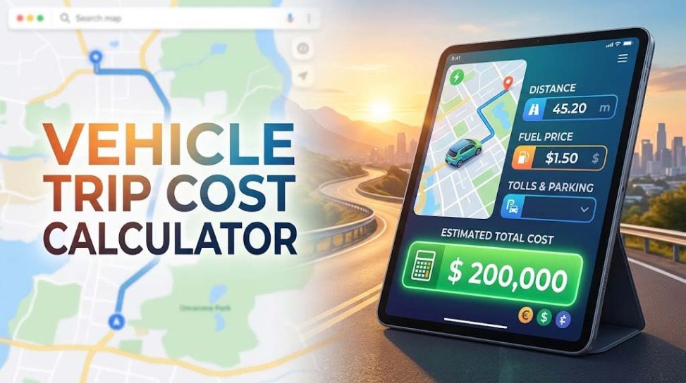 Vehicle trip cost calculator